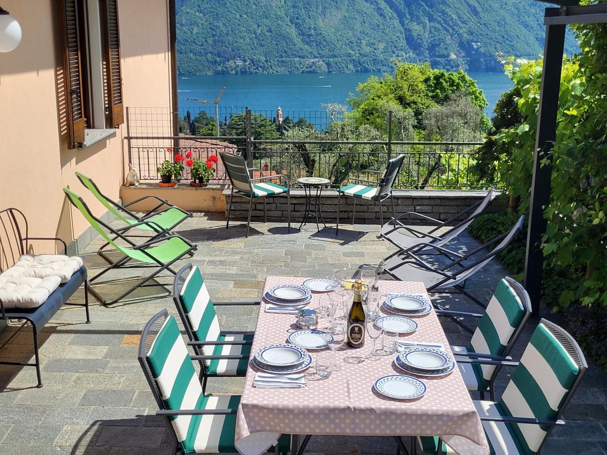 Casa Intignano - Appartamento Con Terrazzo Vista Lago Tremezzo Dış mekan fotoğraf
